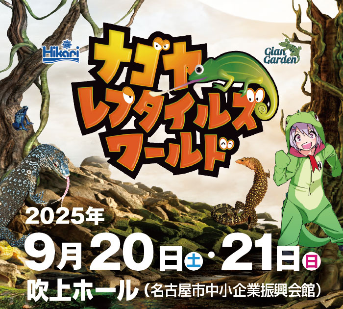ナゴヤレプタイルズワールド告知